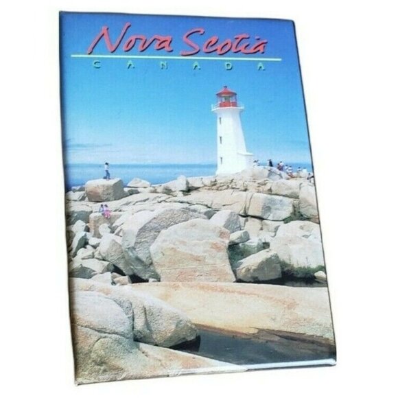 Nova Scotia Canada The Lighthouse Refrigerator Magnet The Postcard Factory - Picture 1 of 7